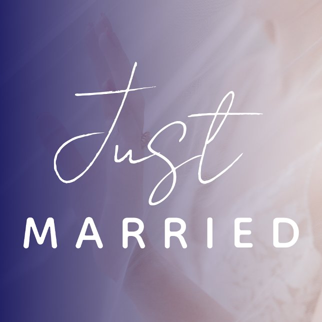 Just Married | Wedding Classic Elegant White (Creator Uploaded)