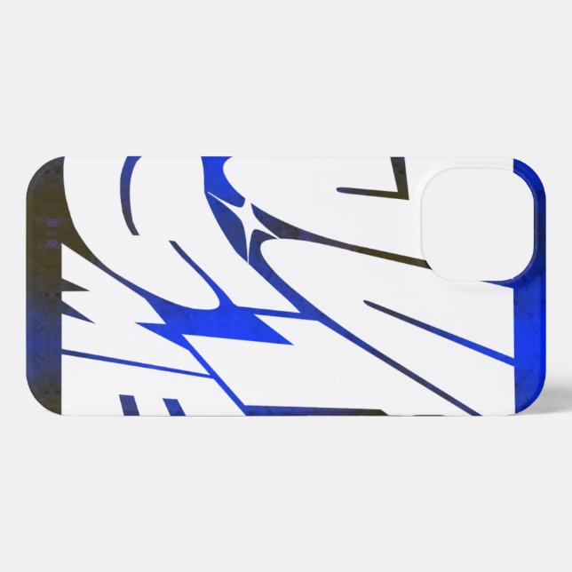 Just Me - Blue Phone Case (Back Horizontal)