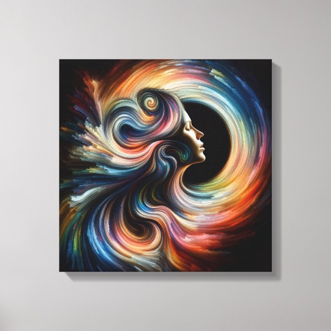 Just me  canvas print (Front)