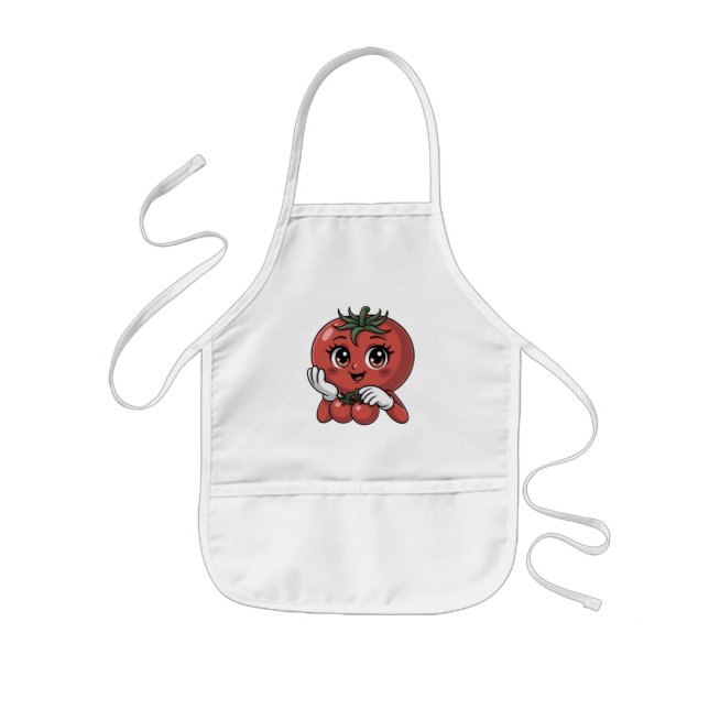 Just Me Tomato Kids Apron (Front)