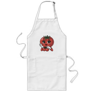 Just Me Tomato Long Apron