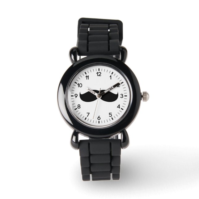 Just moustache watch (Front)
