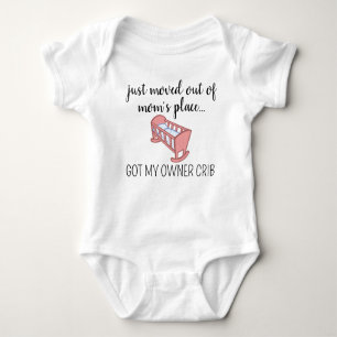 Just Moved Out Of Baby custom Boho Baby Bodysuit