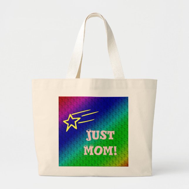 Just Mum Superstar Large Tote Bag (Front)