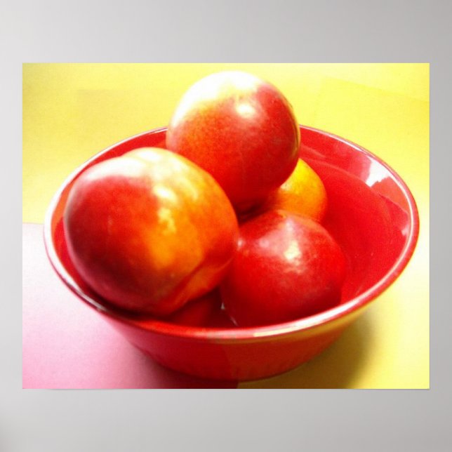 Just Nectarines/Fruit Poster (Front)