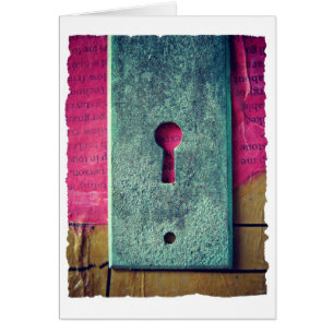 Just Needs A Key, Mixed Media Collage