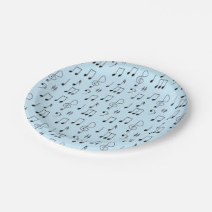 Just Noted Blue Paper Plate