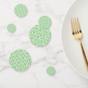 Just Noted Green Confetti
