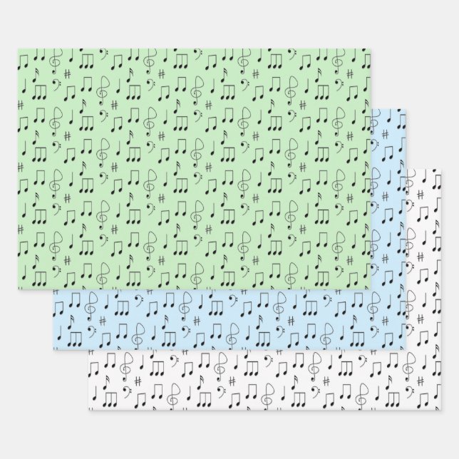 Just Noted Music Wrapping Paper Sheets (Set)