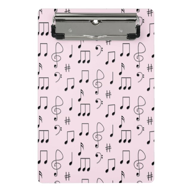 Just Noted Pink Mini Clipboard (Front)