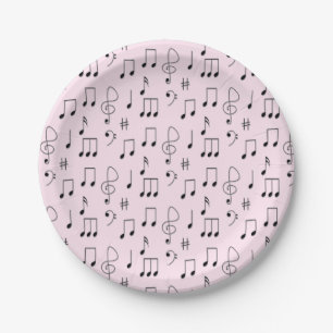 Just Noted Pink Paper Plate