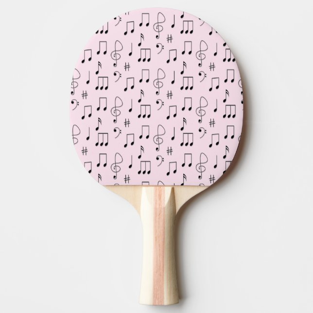 Just Noted Pink Ping Pong Paddle (Front)