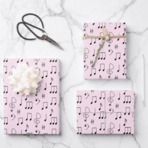 Just Noted Pink Wrapping Paper Sheet