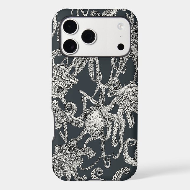 just octopuses black gunmetal grey (Back)