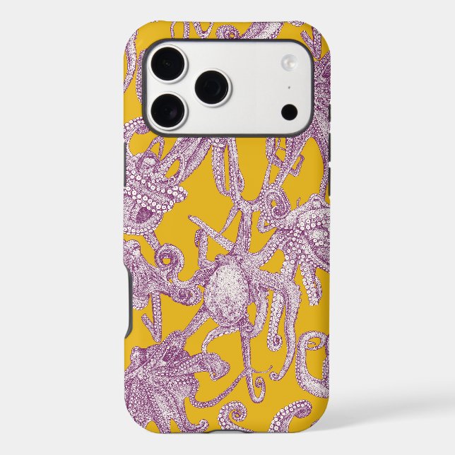 just octopuses purple yellow (Back)