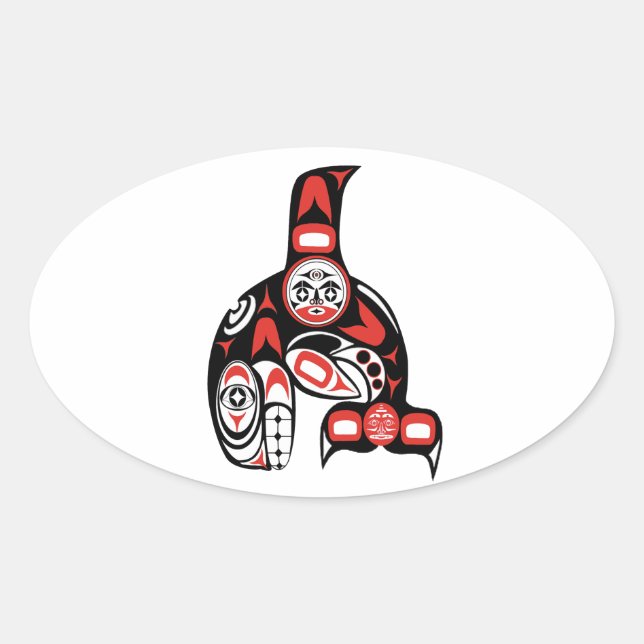 JUST OFF SHORE OVAL STICKER (Front)