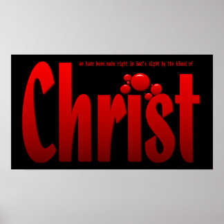Just One Drop - Romans 5:9 Poster