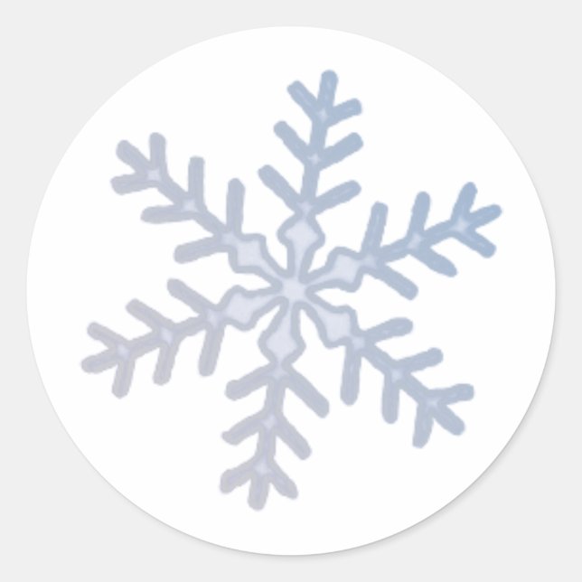 Just One Flake Classic Round Sticker (Front)