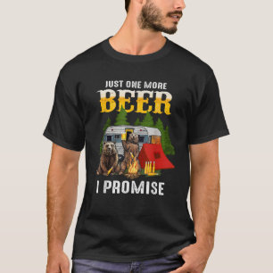 Just One More Beer I Promise Funny Bear Camping T T-Shirt