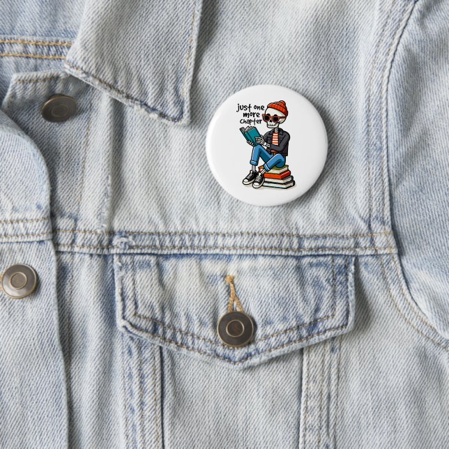 Just One More Chapter 6 Cm Round Badge (In Situ)