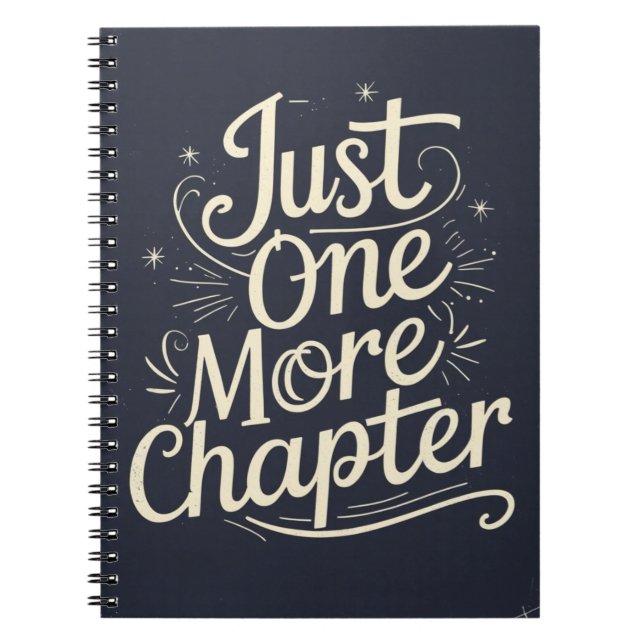 Just One More Chapter – Book Lover Reading (Front)