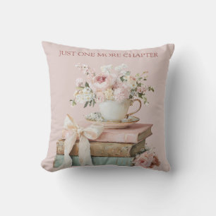Just One More Chapter Bookish Cushion