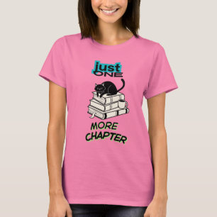 Just One More Chapter Cat T-Shirt