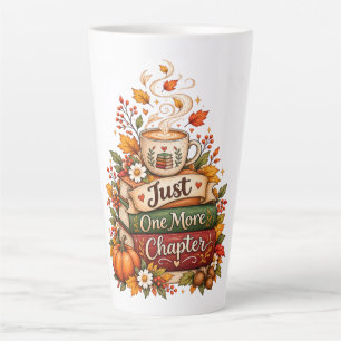  Just One More Chapter - Cosy Fall Book Lover  Latte Mug