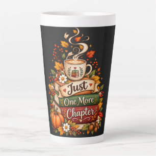 Just One More Chapter - Cozy Fall Book Lover Latte Mug