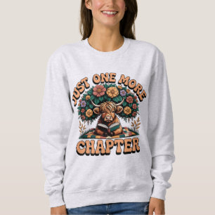 Just One More Chapter Highland Cow Sweatshirt 