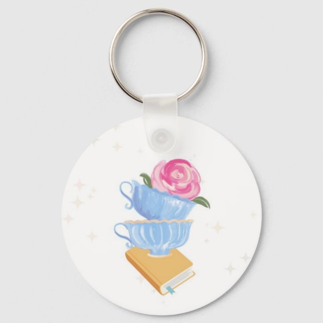 Just One More Chapter Keychain (Front)