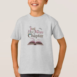 Just One More Chapter" Kids Basic T-Shirt   Fun 