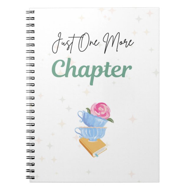 Just One More Chapter Notebook (Front)