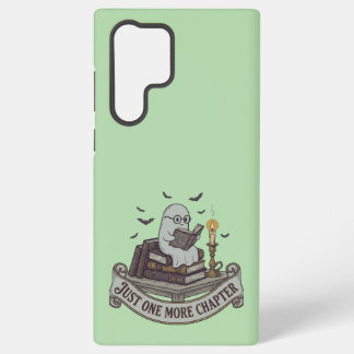 Just One More Chapter Reading Ghost Halloween Samsung Galaxy Case