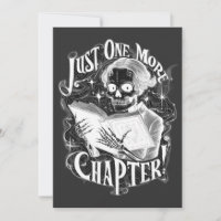 Just One More Chapter Skeleton Reader Funny 