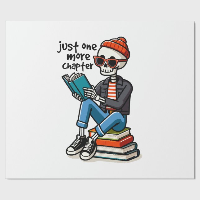 Just One More Chapter Wrapping Paper (Flat)