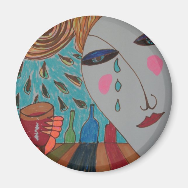 just one more drink magnet (Front)