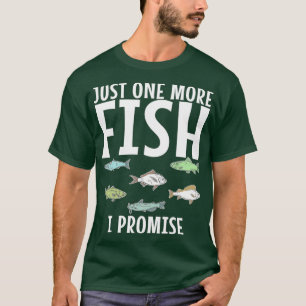 Just One More Fish Aquarium Addict Fish Keeping Te T-Shirt