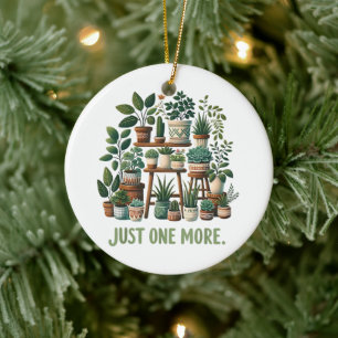 Just one More Funny Plant Indoor Flower Ceramic Tree Decoration