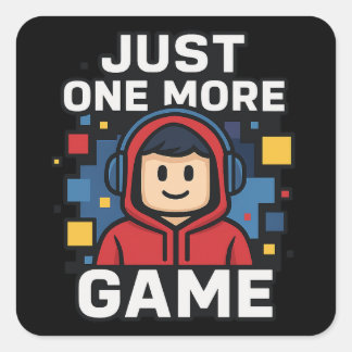 Just One More Game Gamer Sticker