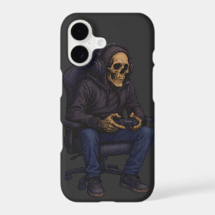 Just One More Gamer Skeleton   Dark Humor Phone
