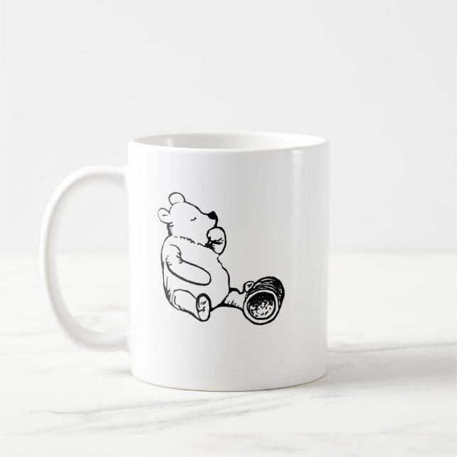 Just One More Lick Pooh Bear Mug (Left)