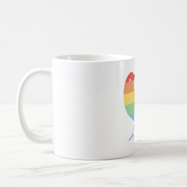 Just one more page book reader owl coffee mug (Left)