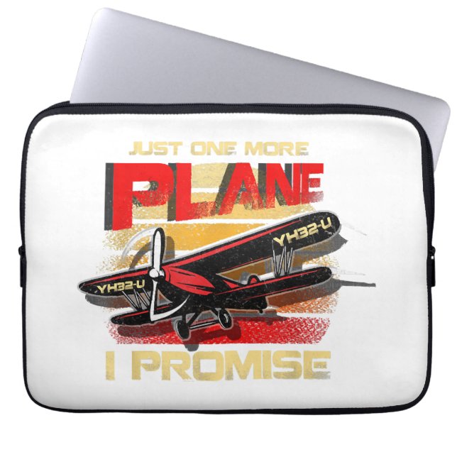 Just One More Plane I Promise  Laptop Sleeve (Front)