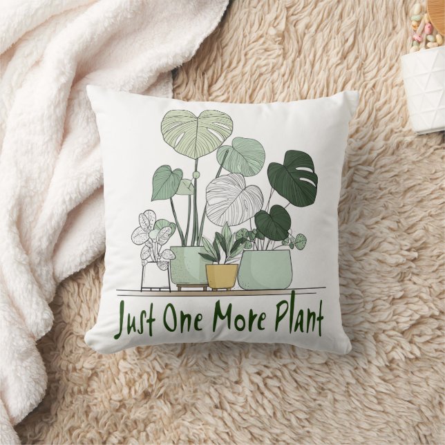 Just One More Plant Cushion (Blanket)