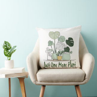Just One More Plant Cushion