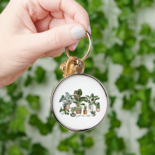 Just One More Plant Keychain