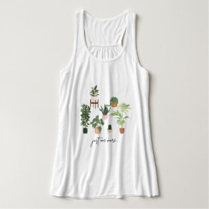 Just One More Plant Shirt, Plant Lady T-Shirt, Pla Singlet