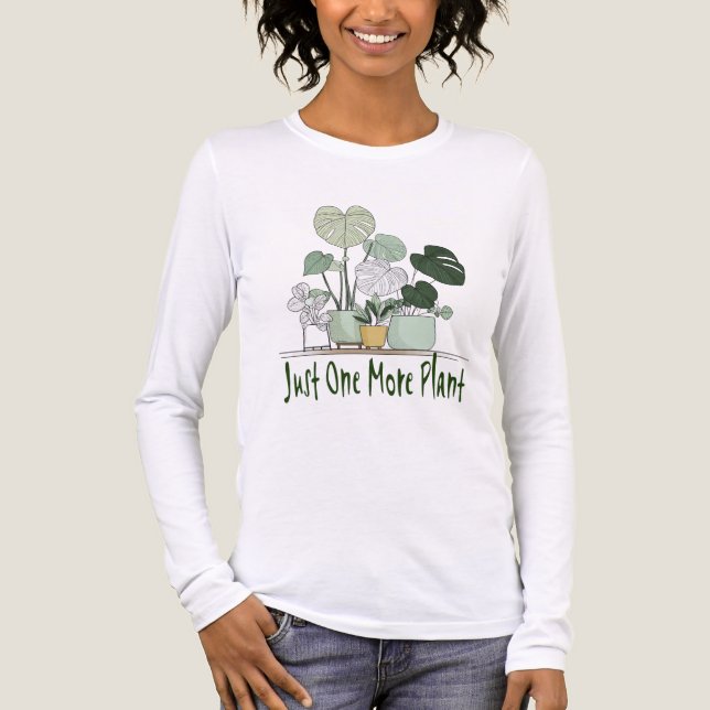 Just One More Plant Tri-Blend Shirt (Front)