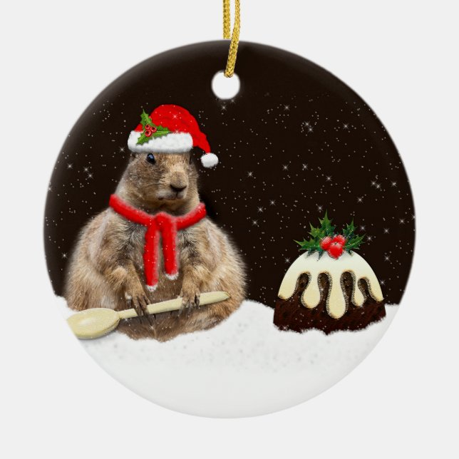 Just One More Pud Ornament (Front)